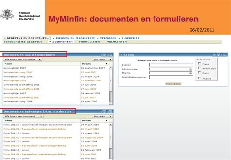 myminfin formulieren.